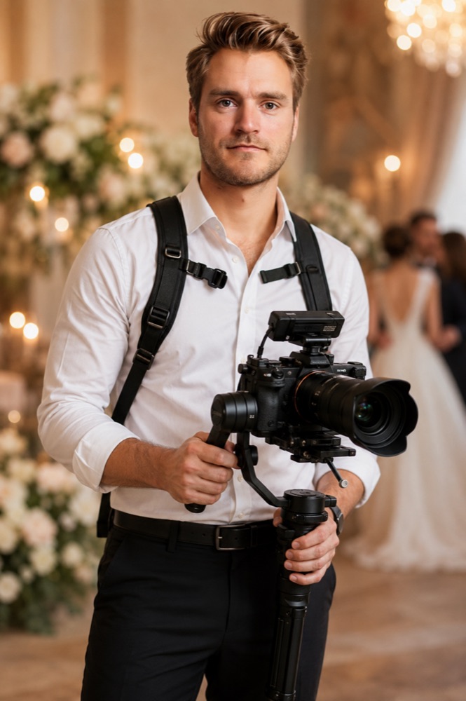 Paul Schmidt mit Kamera
